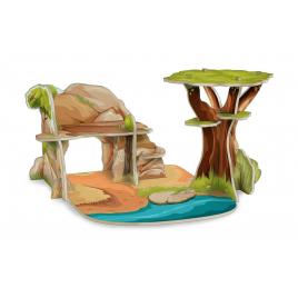 Figurina mini decor savana papo