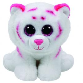 Plus ty 24 cm beanie babies tabor tigru alb roz