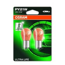 Set 2 becuri 12v py21w ultra life blister osram