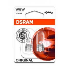 Set 2 becuri 12v w5w original blister osram