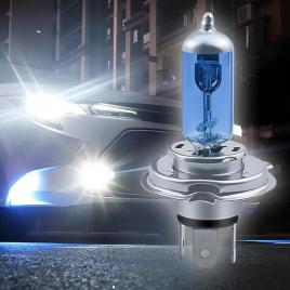 Set 2 becuri auto h4, 100/90w, 12v, 5000k, 2 faze