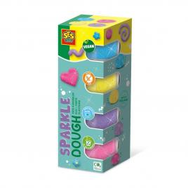 Plastilina stralucitoare 4 culori