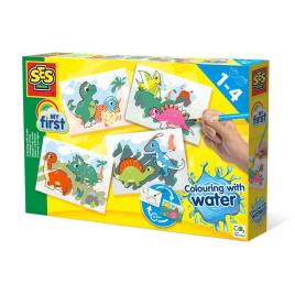 Set de pictat cu apa-dinozauri