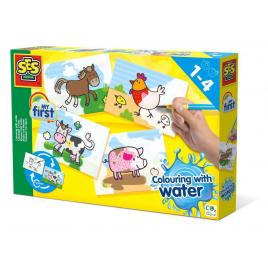 Set de pictat cu apa-ferma animalelor