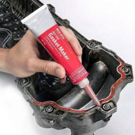 Silicon etansare rezistent termic 343° celsius, culoare rosie