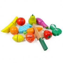 Fructe si legume din lemn ecotoys