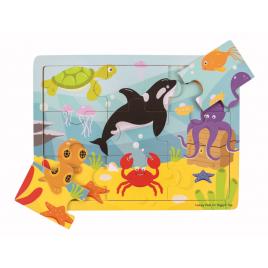 Puzzle - lumea acvatica