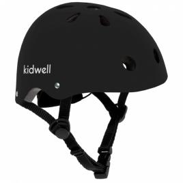 Casca de protectie pentru copii kidwell orix ii, marimea m 52-56 cm - black mat