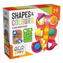 Puzzle headu ecoplay - sa potrivim formele si culorile