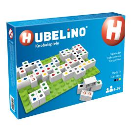 Joc 2 in 1 - potriveste 4 & domino curcubeu hubelino 71 piese
