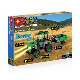 Set constructie cu lumini si sunete stax - tractor