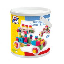 Set de constructie din lemn woodyland 144 piese