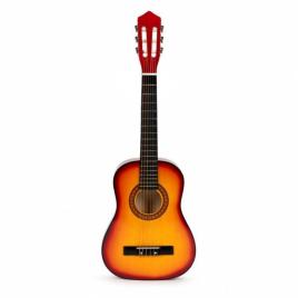 Chitara din lemn cu 6 corzi pentru copii, 86 cm, ecotoys hx18026-34n