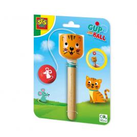 Joc de indemanare kendama - pisica si soricel