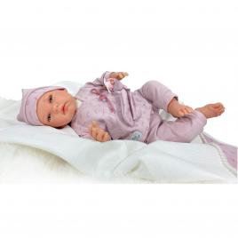 Papusa nines d'onil celia nou-nascut premium cu miros de vanilie 48 cm