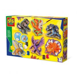 Set creativ mulaj si pictura - creaturi mitice