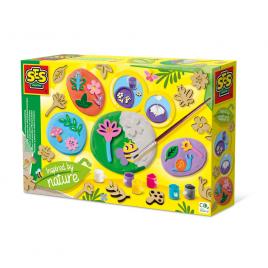 Set creativ mulaj si pictura - relief botanic inspirat din natura