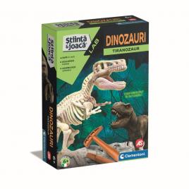 Set educativ stiinta si joaca - descopera dinozaurul t-rex fluorescent