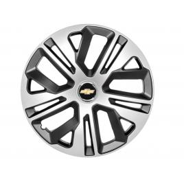 Set 4 capace roti 14`` raven gri-negru, compatibile cu chevrolet