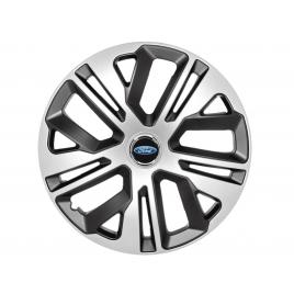 Set 4 capace roti 14`` raven gri-negru, compatibile cu ford