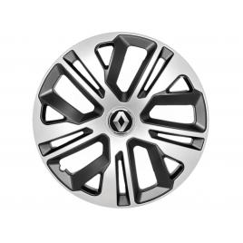 Set 4 capace roti 14`` raven gri-negru, compatibile cu renault