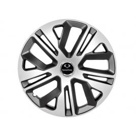Set 4 capace roti, model raven gri-negru r14, pentru gama auto ssangyong