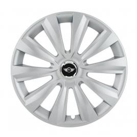 Set 4 capace roti, potrivite jantelor de r16, pentru mini, model delta cromat