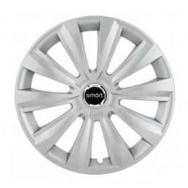 Set 4 capace roti, potrivite jantelor de r16, pentru smart, model delta cromat
