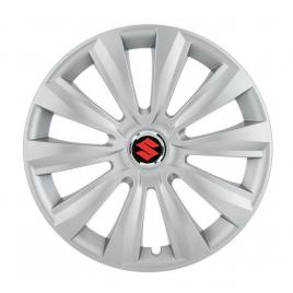 Set 4 capace roti, potrivite jantelor de r16, pentru suzuki, model delta cromat