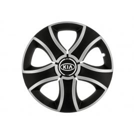 Set 4 capace roti bis gri-negru r14 pentru gama auto kia