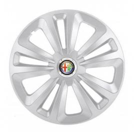 Set 4 capace roti terra gri r16, pentru alfa romeo