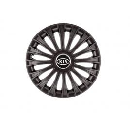 Set 4 capace roti dino negru r16 pentru gama auto kia