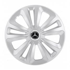 Set 4 capace roti terra gri r16, pentru mercedes-benz