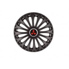 Set 4 capace roti dino negru r16 pentru gama auto mitsubishi