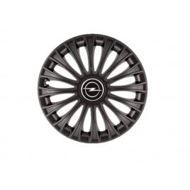 Set 4 capace roti dino negru r16 pentru gama auto opel