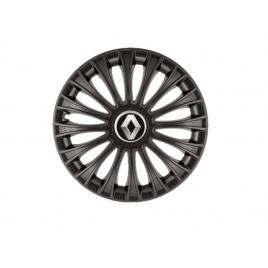 Set 4 capace roti dino negru r16 pentru gama auto renault