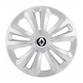 Set 4 capace roti terra gri r16, pentru renault