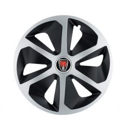 Set 4 capace roti roco gri-negru r15 pentru gama auto range rover