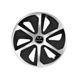 Set 4 capace roti roco gri-negru r15 pentru gama auto ssangyong