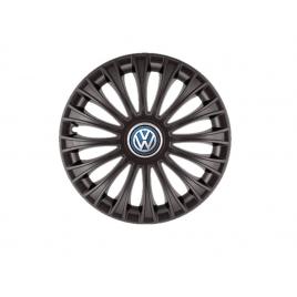 Set 4 capace roti dino negru r16 pentru gama auto volkswagen