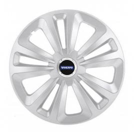 Set 4 capace roti terra gri r16, pentru volvo