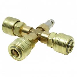 Splitter cu patru cai cu cuplaje rapide pentru compresor de aer b-ac0041