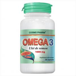 Omega 3 ulei de somon 30cps cosmo pharm