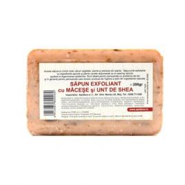 Sapun exfoliant cu macese si unt de shea 200gr apidava