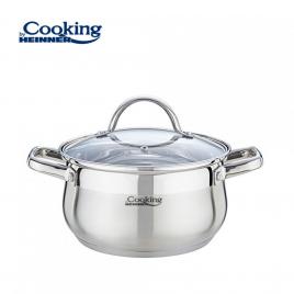 Semioala inox+capac 20x11.5cm,3.6l,amira