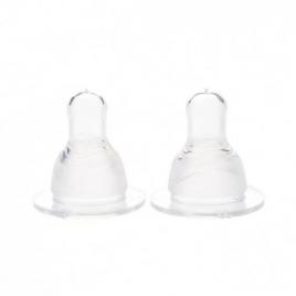 Tetine silicon super fin 0+ 2buc