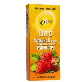 Vitamina c capsuni copii 100mg 30cpr