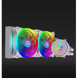 Cpu cooler aquarius 240 aio white argb