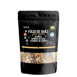 Fulgi ovaz cu maca chia canepa f.gluten eco 200gr
