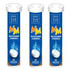 Multivitamine+minerale 20cpr efervescente